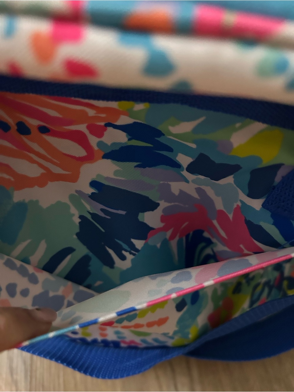 Lilly Pulitzer Multicolor Floral Insulated Cooler Tote with dishes and cups nwt - Picture 11 of 11